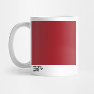 pantone 19-1662 TCX Samba Mug